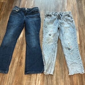 Cat & Jack Kids Blue and Gray Jeans Set